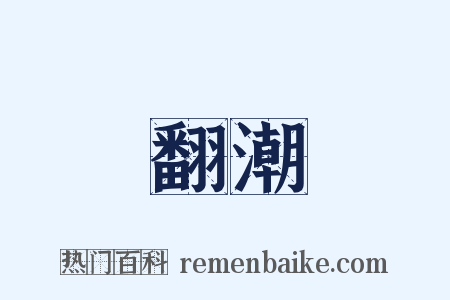 翻潮是什么意思的图片